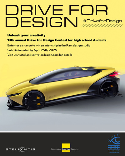 Stellantis Drive for Design contest graphic